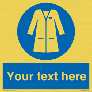 Custom Mandatory: Wear laboratory coat